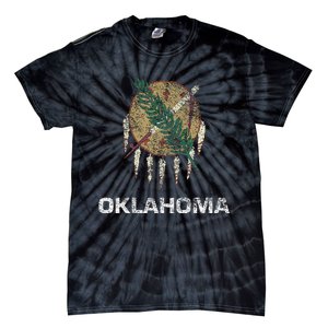 State Flag Of Oklahoma Tie-Dye T-Shirt