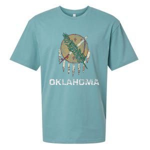 State Flag Of Oklahoma Sueded Cloud Jersey T-Shirt