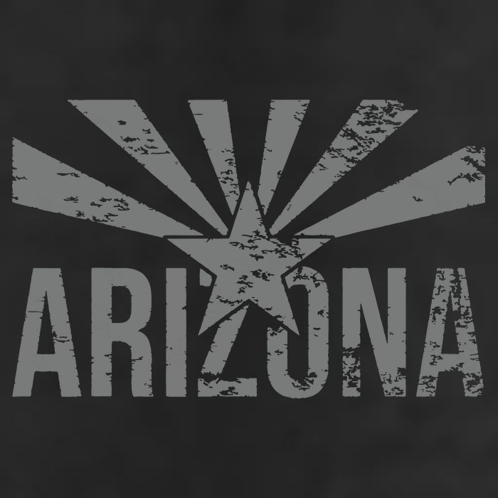 State Flag Of Arizona Phoenix Sedona 7 Panel Mesh Trucker Snapback Hat