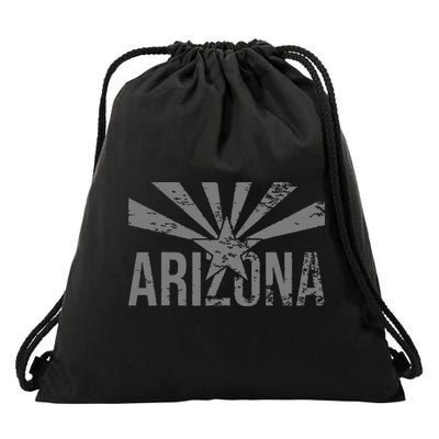 State Flag Of Arizona Phoenix Sedona Drawstring Bag