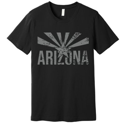 State Flag Of Arizona Phoenix Sedona Premium T-Shirt
