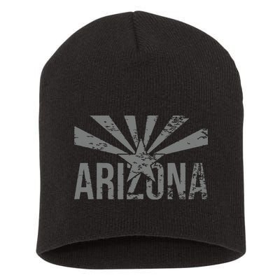 State Flag Of Arizona Phoenix Sedona Short Acrylic Beanie