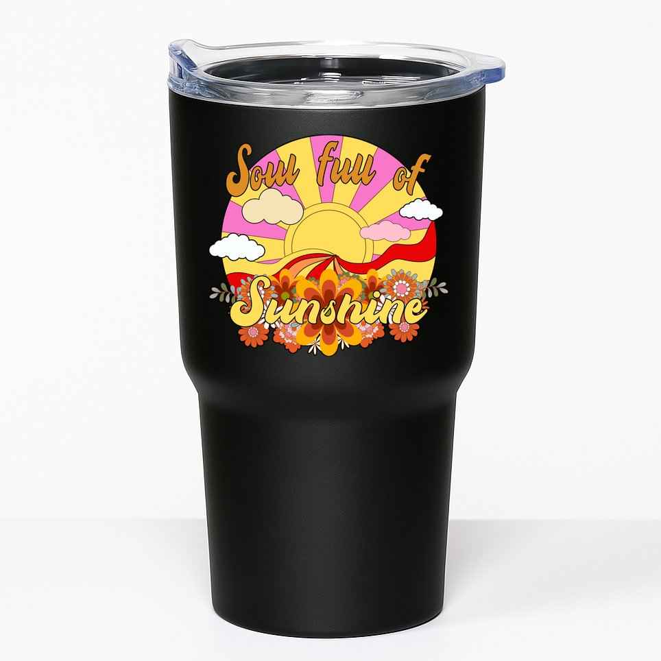 Soul Full Of Sunshine Retro Vintage Tumbler