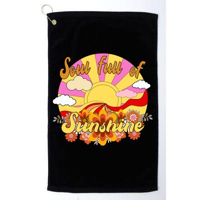 Soul Full Of Sunshine Retro Vintage Golf Towel