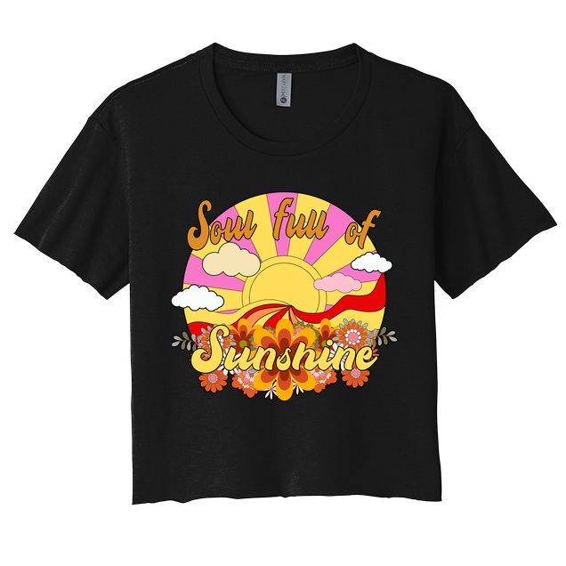 Soul Full Of Sunshine Retro Vintage Crop Top