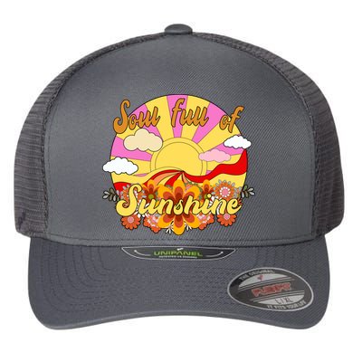 Soul Full Of Sunshine Retro Vintage Flexfit Unipanel Trucker Cap