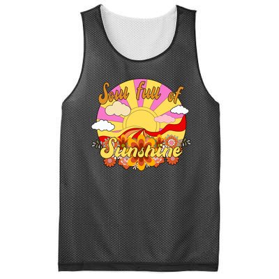 Soul Full Of Sunshine Retro Vintage Mesh Reversible Basketball Jersey Tank