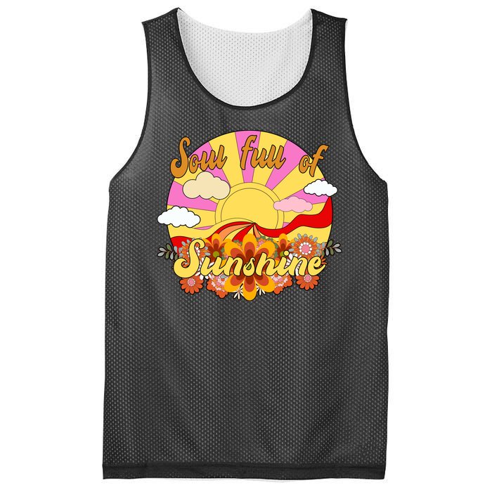 Soul Full Of Sunshine Retro Vintage Mesh Reversible Basketball Jersey Tank