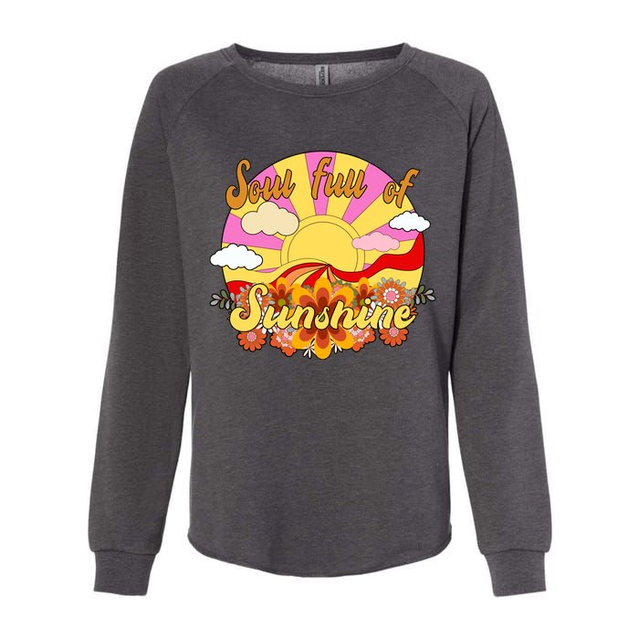 Soul Full Of Sunshine Retro Vintage Womens California Wash Sweatshirt