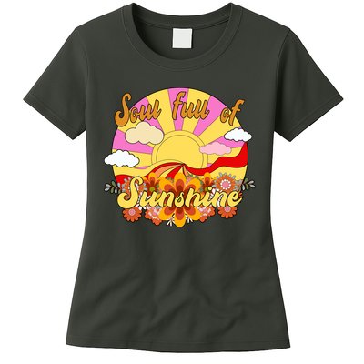 Soul Full Of Sunshine Retro Vintage Womens T-Shirt