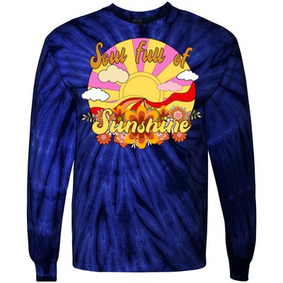 Soul Full Of Sunshine Retro Vintage Tie-Dye Long Sleeve Shirt