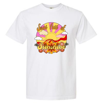 Soul Full Of Sunshine Retro Vintage Garment-Dyed Heavyweight T-Shirt