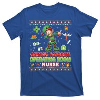 Santas Favorite Operating Room Nurse Dabbing Elf Christmas Funny Gift T-Shirt