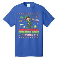 Santas Favorite Operating Room Nurse Dabbing Elf Christmas Funny Gift Tall T-Shirt