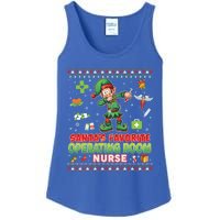 Santas Favorite Operating Room Nurse Dabbing Elf Christmas Funny Gift Ladies Essential Tank