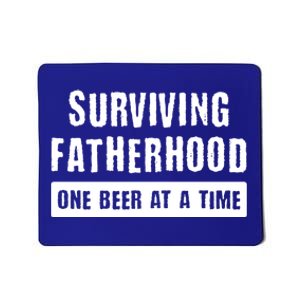 Surviving Fatherhood One Beer At A Time Cool Gift Funny Dad Gift Mousepad