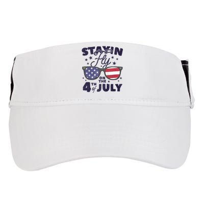 Staying Fly On The 4th Of July Sunglasses Patriotic Adult Drive Performance Visor