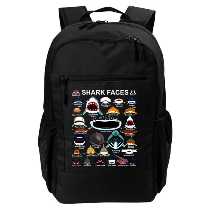 Shark Faces Of All Kinds Backpack