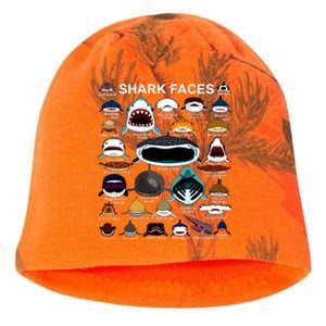 Shark Faces Of All Kinds Kati - Camo Knit Beanie