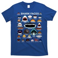 Shark Faces Of All Kinds T-Shirt