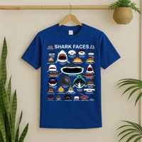 Shark Faces Of All Kinds T-Shirt