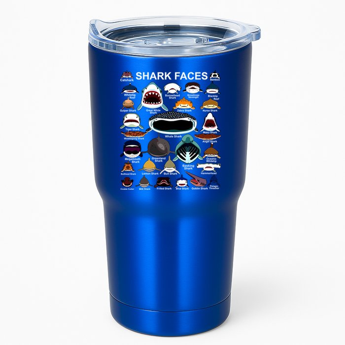 Shark Faces Of All Kinds Tumbler