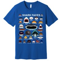 Shark Faces Of All Kinds Premium T-Shirt