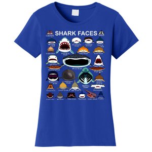 Shark Faces Of All Kinds Women's T-Shirt