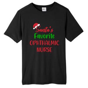 Santas Favorite Ophthalmic Nurse Funny Christmas Cute Gift Tall Fusion ChromaSoft Performance T-Shirt