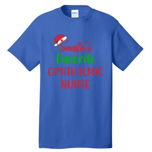 Santas Favorite Ophthalmic Nurse Funny Christmas Cute Gift Tall T-Shirt