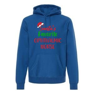 Santas Favorite Ophthalmic Nurse Funny Christmas Cute Gift Premium Hoodie