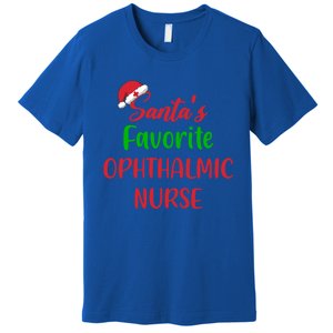 Santas Favorite Ophthalmic Nurse Funny Christmas Cute Gift Premium T-Shirt