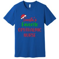 Santas Favorite Ophthalmic Nurse Funny Christmas Cute Gift Premium T-Shirt