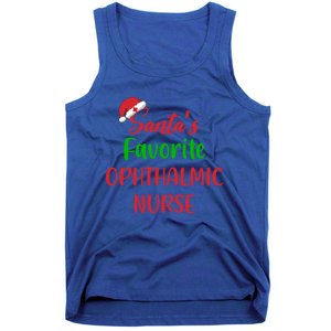 Santas Favorite Ophthalmic Nurse Funny Christmas Cute Gift Tank Top