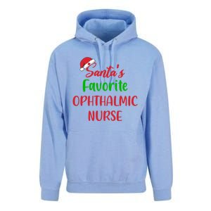 Santas Favorite Ophthalmic Nurse Funny Christmas Cute Gift Unisex Surf Hoodie