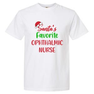 Santas Favorite Ophthalmic Nurse Funny Christmas Cute Gift Garment-Dyed Heavyweight T-Shirt