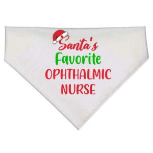 Santas Favorite Ophthalmic Nurse Funny Christmas Cute Gift USA-Made Doggie Bandana