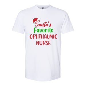 Santas Favorite Ophthalmic Nurse Funny Christmas Cute Gift Softstyle CVC T-Shirt