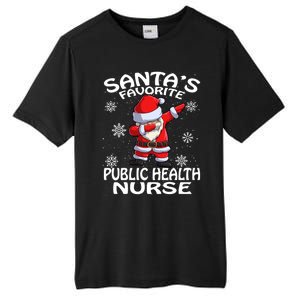 Santas Favorite Public Health Nurse Christmas Cute Gift Tall Fusion ChromaSoft Performance T-Shirt