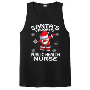 Santas Favorite Public Health Nurse Christmas Cute Gift PosiCharge Competitor Tank