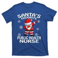 Santas Favorite Public Health Nurse Christmas Cute Gift T-Shirt