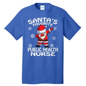 Santas Favorite Public Health Nurse Christmas Cute Gift Tall T-Shirt