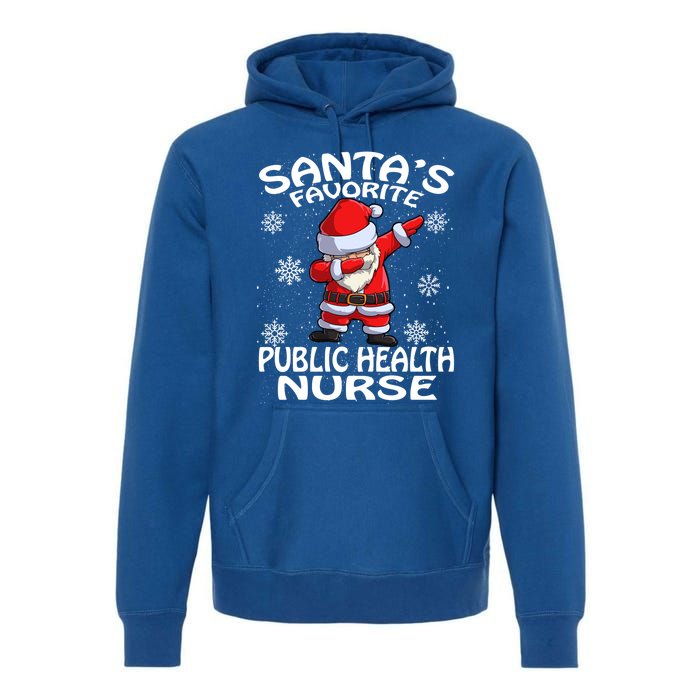 Santas Favorite Public Health Nurse Christmas Cute Gift Premium Hoodie