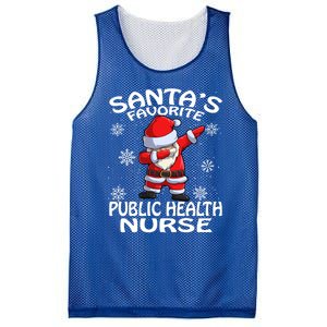 Santas Favorite Public Health Nurse Christmas Cute Gift Mesh Reversible Basketball Jersey Tank