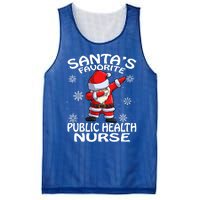 Santas Favorite Public Health Nurse Christmas Cute Gift Mesh Reversible Basketball Jersey Tank