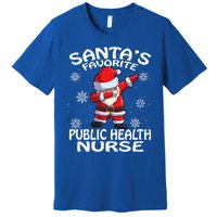 Santas Favorite Public Health Nurse Christmas Cute Gift Premium T-Shirt