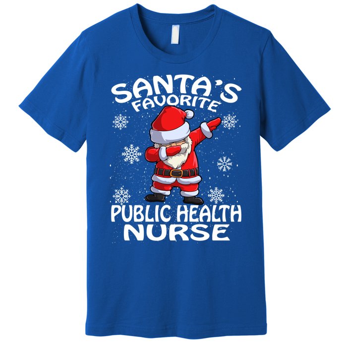 Santas Favorite Public Health Nurse Christmas Cute Gift Premium T-Shirt