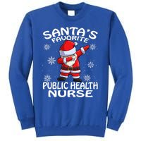 Santas Favorite Public Health Nurse Christmas Cute Gift Tall Sweatshirt