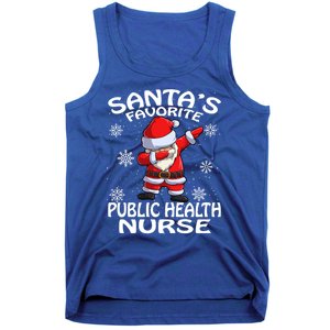 Santas Favorite Public Health Nurse Christmas Cute Gift Tank Top