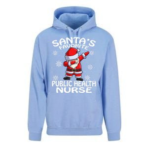 Santas Favorite Public Health Nurse Christmas Cute Gift Unisex Surf Hoodie